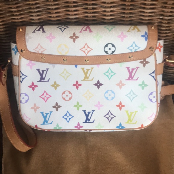 💎✨ COLLECTABLE ✨💎 MULTICOLOR CROSSBODY LOUIS VUITTON SOLOGE - Picture 5 of 15